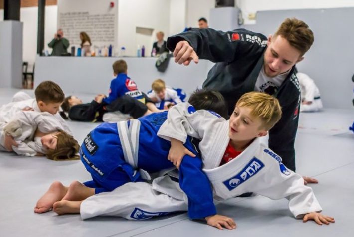 Little Ninjas kids BJJ class in Midleton